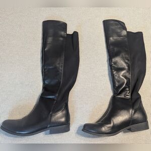 Sleek Black Knee High Women's Boots
